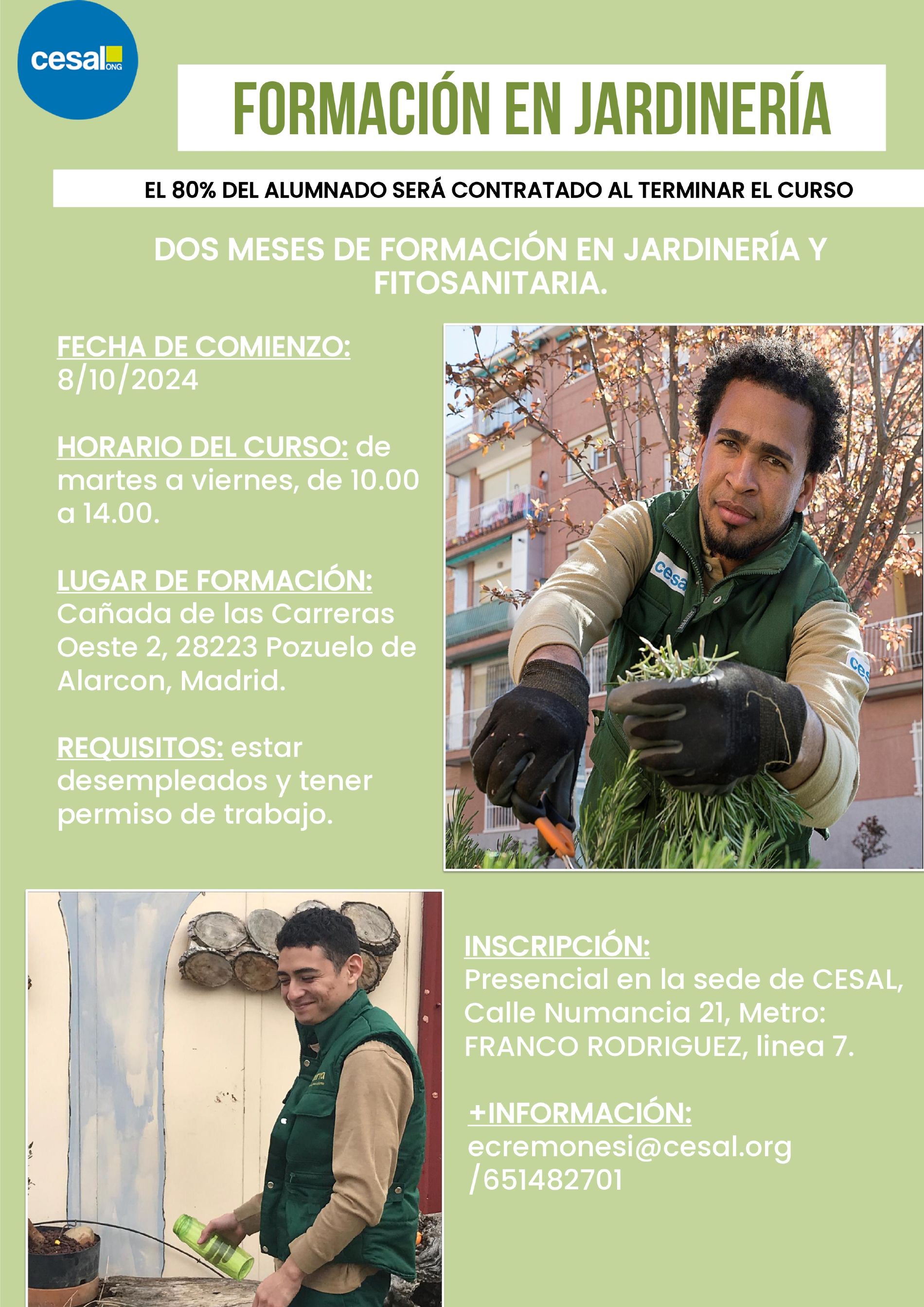 CURSO DE JARDINERA